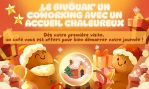 Le Bivouak' accompagne les indépendants pour terminer avec eux cette fin d'année professionnelle en toute sérénité. Découvrez ou revivez l'expérience d'un cadre pro et chaleureux avec 50% de remise sur les participations aux frais en open space et bureau VIP....